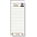 50 Page Magnetic Note-Pads with Black Imprint (2.75"x7")